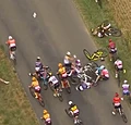 TUSSENSPRINT: Horror-crash in Tour des Femmes, Ewan onder mes