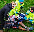 🎥 Michael Vanthourenhout naar ziekenhuis gevoerd na keiharde val