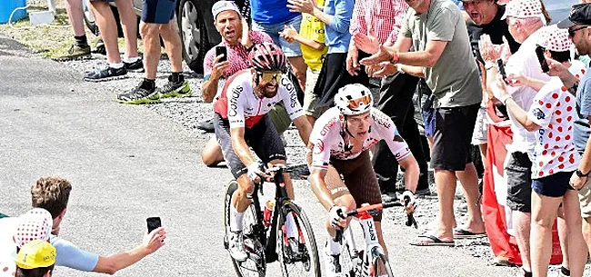 Van Aert kleurt mee etappe maar machtige Jungels rijdt solo naar ritzege