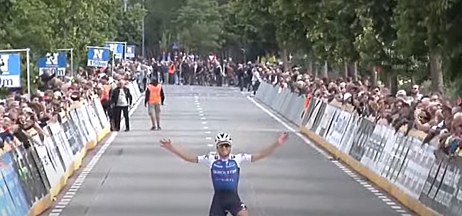 Evenepoel rijdt iedereen op een hoopje in Gullegem Koerse