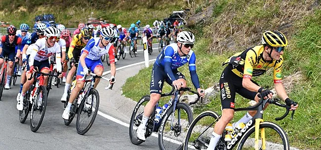 Wout van Aert steunt onfortuinlijke ploegmaat