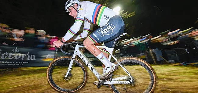 Van der Poel geeft concurrentie even hoop, maar wint met overmacht in Diegem