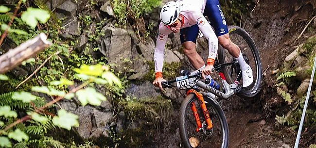 Van der Poel stelt diep teleur op MTB-testevent, Koretzky wint