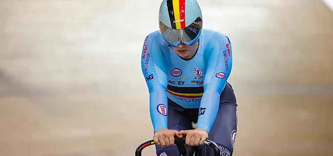 Nicky Degrendele vlotjes naar halve finale op de keirin