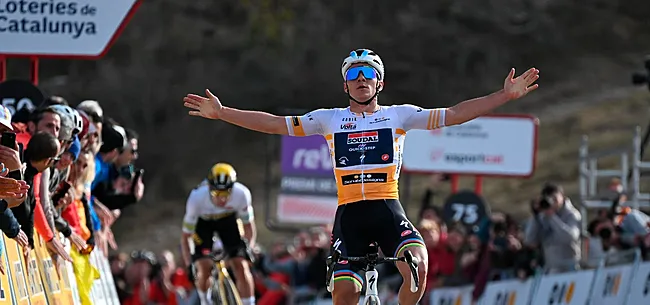 Evenepoel straalt na eerste zege in 2023: 'Enige jammere is de trui'