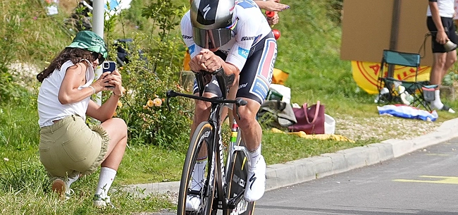 Remco Evenepoel verklaart schrikmoment tijdens tijdrit 