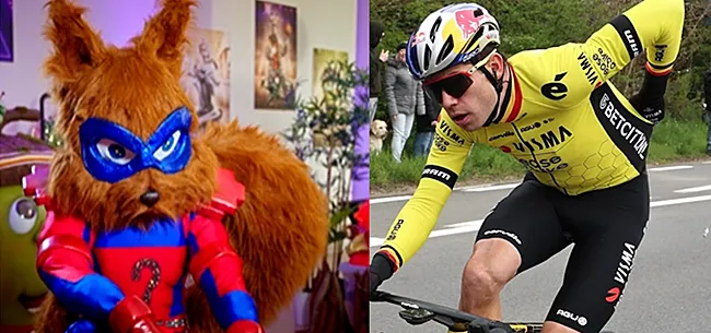 Absolute sensatie: Wout van Aert in pak van Masked Singer?