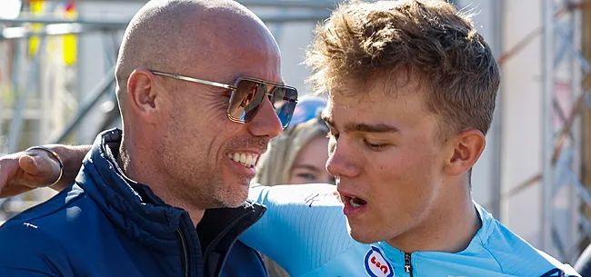 Papa Sven pronkt als een pauw na Europese titel Thibau Nys