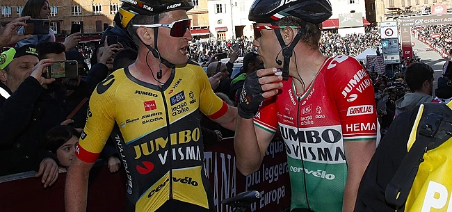 Gekibbel tussen Benoot en Valter tijdens Strade Bianche: 'Mijn eigen schuld'