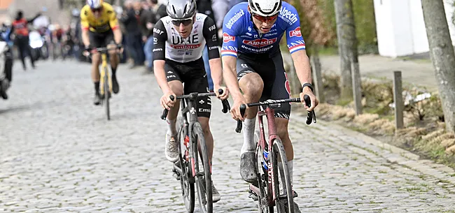 Van der Poel grapt met Van Aert: 'Hij zei dat hij die ging delen met ons'