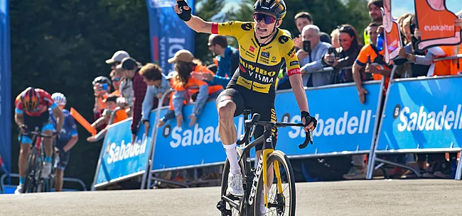 Vingegaard slaat dubbelslag op super steile slotklim in Ronde van het Baskenland