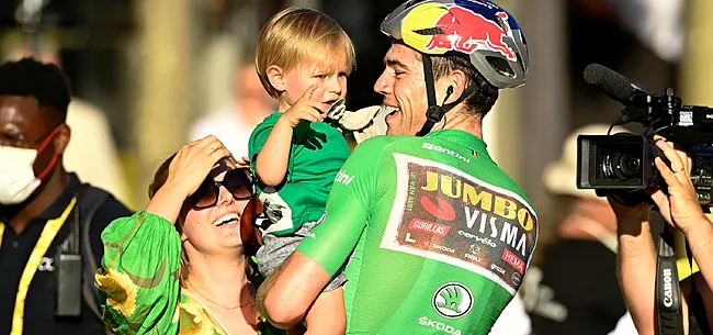 📸 Van Aert ontroert met foto van Sarah en kleine Georges die koekjes bakken