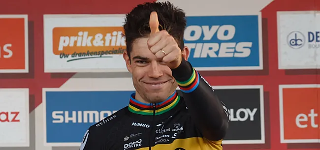 Wout van Aert komt met prachtige geste voor ploegmakker