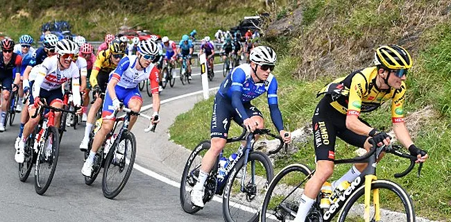 Wout van Aert steunt onfortuinlijke ploegmaat