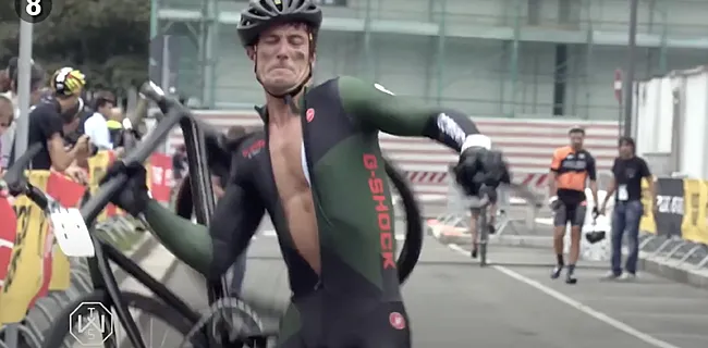 Hilarische compilatie: gefrustreerde renners gooien hun fiets stuk