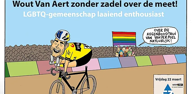 Organisator E3 Saxo over cartoon: 'UCI-voorzitter zegt dat ik te braaf ben'