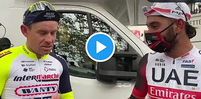 Gaviria en Kristoff zorgen voor hilarisch moment