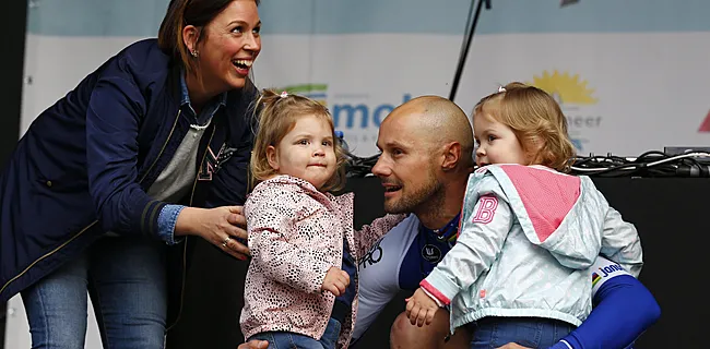 Tom Boonen samen met ex-vriendin Lore bijzitter tijdens de verkiezingen