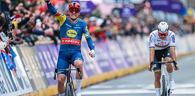 Mads Pedersen wint titanenduel met Mathieu van der Poel in Gent-Wevelgem