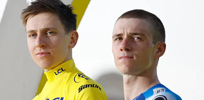 Pogacar richt het woord tot Evenepoel tijdens bijzondere speech