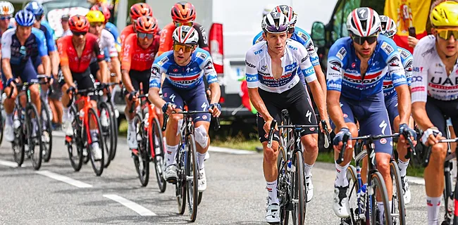 Remco Evenepoel krijgt tijdens de Tour klap te verwerken