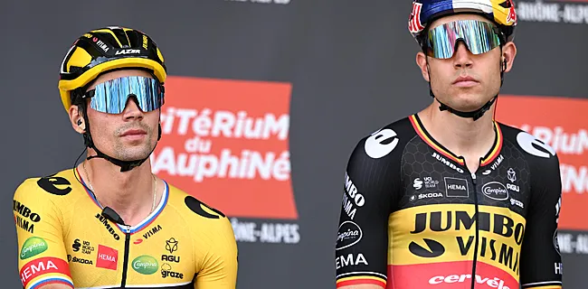 'Vertrekker Roglic zadelt Van Aert op met fikse kater'