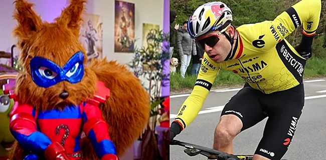 Absolute sensatie: Wout van Aert in pak van Masked Singer?