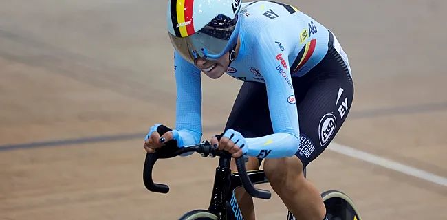 EK BAANWIELRENNEN. Shari Bossuyt verrast met zilveren medaille in puntenkoers