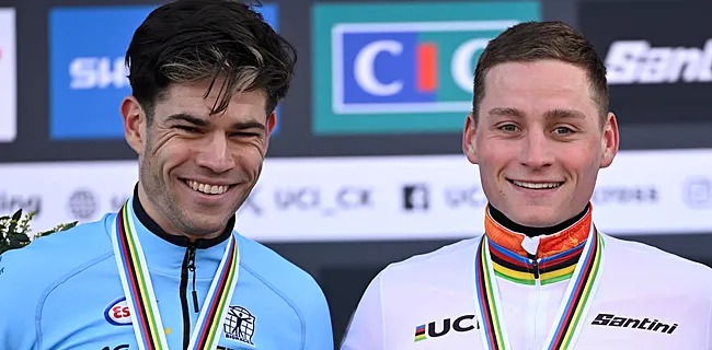 Mathieu van der Poel komt met fraaie woorden voor Van Aert