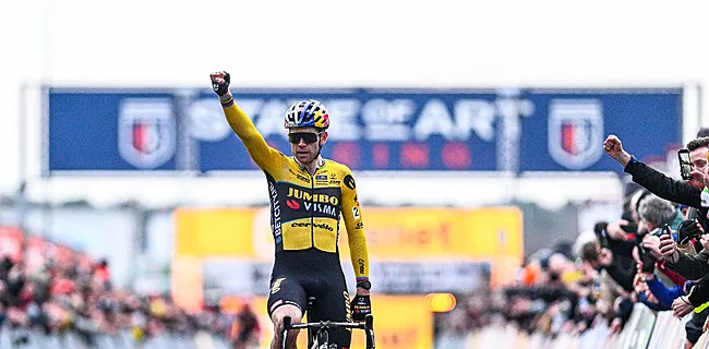 Stralende Van Aert analyseert zege in Heusden-Zolder