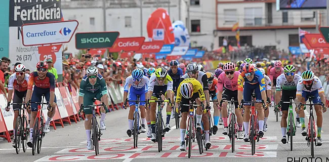 Politie arresteert man die sprintend peloton in Vuelta ten val wilde brengen