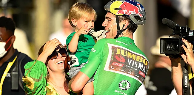 📸 Van Aert ontroert met foto van Sarah en kleine Georges die koekjes bakken