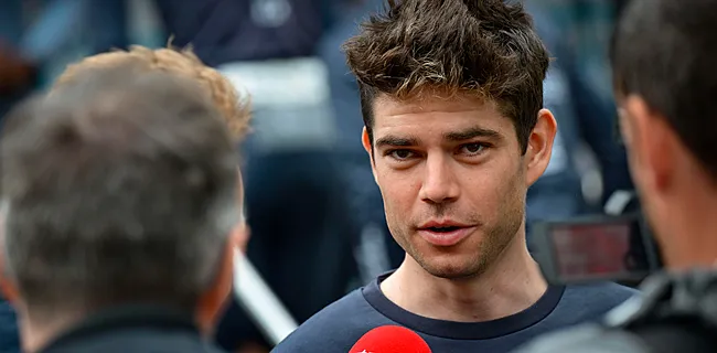 Wout van Aert schiet met scherp richting Bakelants: 