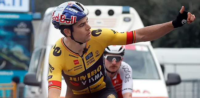 Van Aert imponeert met klassegebaar na valpartij